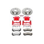 Powerstop 2-Wheel Set Power Stop&reg; KC2009-36 Front Z36 Z36 Truck Carbon-Fiber Ceramic Brake Pad, Drilled & Slotted Rotor + Calipers - Image 2