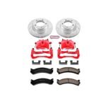 Powerstop 2-Wheel Set Power Stop&reg; KC2071 Front Z23 Daily Carbon-Fiber Ceramic Brake Pad, Drilled & Slotted Rotor and Caliper Kit - Image 4