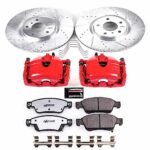 Powerstop 2-Wheel Set Power Stop&reg; KC3022B-26 Front Z26 Muscle Carbon-Fiber Ceramic Brake Pad, Drilled & Slotted Rotor and Caliper Kit - Image 8