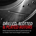 Powerstop 2-Wheel Set Power Stop&reg; KC4611 Front Z23 Daily Carbon-Fiber Ceramic Brake Pad, Drilled & Slotted Rotor and Caliper Kit - Image 5