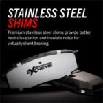 Powerstop 4-Wheel Set Power Stop&reg; KC5955-36 Front and Rear Z36 Z36 Truck Carbon-Fiber Ceramic Brake Pad, Drilled & Slotted Rotor + Calipers - Image 5