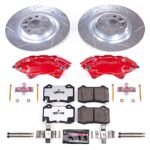Powerstop 2-Wheel Set Power Stop&reg; KC6799-26 Rear Z26 Muscle Carbon-Fiber Ceramic Brake Pad, Drilled & Slotted Rotor and Caliper Kit - Image 8