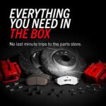 Powerstop KC7299-36 Front Brake Disc and Caliper Kit, Cross-drilled and Slotted 5 Lugs 305 mm Powdercoated red, Carbon Fiber Ceramic, Z36 Extreme Truck And Tow - Image 8