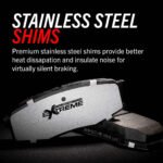 Powerstop KC7299-36 Front Brake Disc and Caliper Kit, Cross-drilled and Slotted 5 Lugs 305 mm Powdercoated red, Carbon Fiber Ceramic, Z36 Extreme Truck And Tow - Image 9