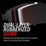 Powerstop 4-Wheel Set Power Stop&reg; KCOE1042A Front and Rear OE Stock Replacement Low-Dust Ceramic Brake Pad, Rotor and Caliper Kit - Image 6