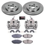 Powerstop 2-Wheel Set Power Stop&reg; KCOE1361A Rear OE Stock Replacement Low-Dust Ceramic Brake Pad, Rotor and Caliper Kit - Image 4