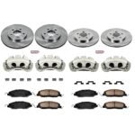 Powerstop 4-Wheel Set Power Stop&reg; KCOE1383 Front and Rear OE Stock Replacement Low-Dust Ceramic Brake Pad, Rotor and Caliper Kit - Image 4