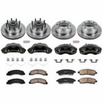 Powerstop 4-Wheel Set Power Stop&reg; KCOE1393 Front and Rear OE Stock Replacement Low-Dust Ceramic Brake Pad, Rotor and Caliper Kit - Image 4
