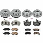 Powerstop 4-Wheel Set Power Stop&reg; KCOE1683 Front and Rear OE Stock Replacement Low-Dust Ceramic Brake Pad, Rotor and Caliper Kit - Image 4