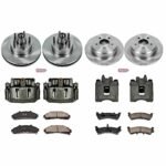 Powerstop 4-Wheel Set Power Stop&reg; KCOE1855 Front and Rear OE Stock Replacement Low-Dust Ceramic Brake Pad, Rotor and Caliper Kit - Image 4