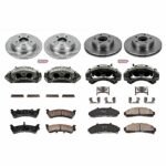 Powerstop 4-Wheel Set Power Stop&reg; KCOE1864 Front and Rear OE Stock Replacement Low-Dust Ceramic Brake Pad, Rotor and Caliper Kit - Image 4