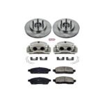 Powerstop 2-Wheel Set Power Stop&reg; KCOE1939 Front OE Stock Replacement Low-Dust Ceramic Brake Pad, Rotor and Caliper Kit - Image 4