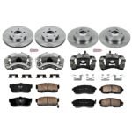 Powerstop 4-Wheel Set Power Stop&reg; KCOE2281 Front and Rear OE Stock Replacement Low-Dust Ceramic Brake Pad, Rotor and Caliper Kit - Image 4