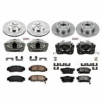 Powerstop 4-Wheel Set Power Stop&reg; KCOE2297 Front and Rear OE Stock Replacement Low-Dust Ceramic Brake Pad, Rotor and Caliper Kit - Image 4