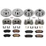 Powerstop 4-Wheel Set Power Stop&reg; KCOE2376 Front and Rear OE Stock Replacement Low-Dust Ceramic Brake Pad, Rotor and Caliper Kit - Image 4