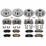Powerstop 4-Wheel Set Power Stop&reg; KCOE2377 Front and Rear OE Stock Replacement Low-Dust Ceramic Brake Pad, Rotor and Caliper Kit - Image 4