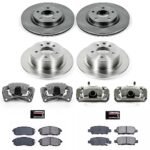 Powerstop 4-Wheel Set Power Stop&reg; KCOE242 Front and Rear OE Stock Replacement Low-Dust Ceramic Brake Pad, Rotor and Caliper Kit - Image 4