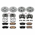 Powerstop 4-Wheel Set Power Stop&reg; KCOE2704 Front and Rear OE Stock Replacement Low-Dust Ceramic Brake Pad, Rotor and Caliper Kit - Image 4