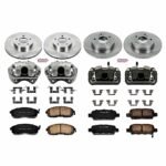Powerstop 4-Wheel Set Power Stop&reg; KCOE2710 Front and Rear OE Stock Replacement Low-Dust Ceramic Brake Pad, Rotor and Caliper Kit - Image 4