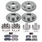 Powerstop 4-Wheel Set Power Stop&reg; KCOE2755 Front and Rear OE Stock Replacement Low-Dust Ceramic Brake Pad, Rotor and Caliper Kit - Image 4