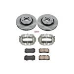 Powerstop 2-Wheel Set Power Stop&reg; KCOE2924 Front OE Stock Replacement Low-Dust Ceramic Brake Pad, Rotor and Caliper Kit - Image 4