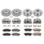 Powerstop 4-Wheel Set Power Stop&reg; KCOE4062 Front and Rear OE Stock Replacement Low-Dust Ceramic Brake Pad, Rotor and Caliper Kit - Image 4