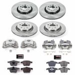 Powerstop 4-Wheel Set Power Stop&reg; KCOE4502 Front and Rear OE Stock Replacement Low-Dust Ceramic Brake Pad, Rotor and Caliper Kit - Image 4