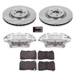 Powerstop 2-Wheel Set Power Stop&reg; KCOE4547 Front OE Stock Replacement Low-Dust Ceramic Brake Pad, Rotor and Caliper Kit - Image 4