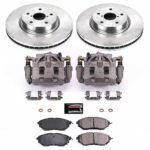 Powerstop 2-Wheel Set Power Stop&reg; KCOE4603 Front OE Stock Replacement Low-Dust Ceramic Brake Pad, Rotor and Caliper Kit - Image 4