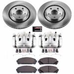 Powerstop 2-Wheel Set Power Stop&reg; KCOE4713 Front OE Stock Replacement Low-Dust Ceramic Brake Pad, Rotor and Caliper Kit