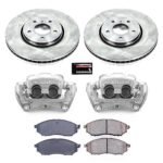 Powerstop 2-Wheel Set Power Stop&reg; KCOE5264 Front OE Stock Replacement Low-Dust Ceramic Brake Pad, Rotor and Caliper Kit - Image 4