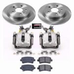 Powerstop KCOE5531A Rear Brake Disc and Caliper Kit, Plain Surface 5 Lugs 292 mm Natural Caliper, Ceramic, Z17 OE Replacement - Image 4