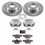 Powerstop KCOE5691 Front Brake Disc and Caliper Kit, Plain Surface 5 Lugs 329.8 mm Natural Caliper, Ceramic, Z17 OE Replacement - Image 4