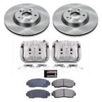 Powerstop 2-Wheel Set Power Stop&reg; KCOE5857 Front OE Stock Replacement Low-Dust Ceramic Brake Pad, Rotor and Caliper Kit - Image 4