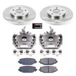 Powerstop 2-Wheel Set Power Stop&reg; KCOE5961B Rear OE Stock Replacement Low-Dust Ceramic Brake Pad, Rotor and Caliper Kit - Image 4