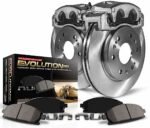 Powerstop KCOE6026 Front Brake Disc and Caliper Kit, Plain Surface 5 Lugs 347.9 mm Natural, Ceramic, Z17 OE Replacement - Image 2