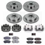 Powerstop 4-Wheel Set Power Stop&reg; KCOE6164 Front and Rear OE Stock Replacement Low-Dust Ceramic Brake Pad, Rotor and Caliper Kit - Image 4