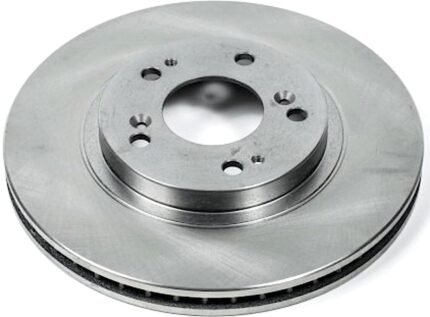 Powerstop KCOE6407A Rear Brake Disc and Caliper Kit, Plain Surface 8 Lugs 362.8 mm Natural, Ceramic, Z17 OE Replacement