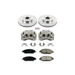 Powerstop 2-Wheel Set Power Stop&reg; KCOE6496 Front OE Stock Replacement Low-Dust Ceramic Brake Pad, Rotor and Caliper Kit - Image 4