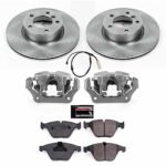 Powerstop 2-Wheel Set Power Stop&reg; KCOE7026 Front OE Stock Replacement Low-Dust Ceramic Brake Pad, Rotor and Caliper Kit - Image 4