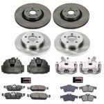 Powerstop 4-Wheel Set Power Stop&reg; KCOE7233 Front and Rear OE Stock Replacement Low-Dust Ceramic Brake Pad, Rotor and Caliper Kit - Image 4