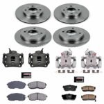 Powerstop 4-Wheel Set Power Stop&reg; KCOE750 Front and Rear OE Stock Replacement Low-Dust Ceramic Brake Pad, Rotor and Caliper Kit - Image 4