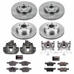 Powerstop 4-Wheel Set Power Stop&reg; KCOE7571 Front and Rear OE Stock Replacement Low-Dust Ceramic Brake Pad, Rotor and Caliper Kit - Image 2