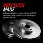 Powerstop KCOE8029 Front Brake Disc and Caliper Kit, Plain Surface 10 Lugs 369 mm Natural Caliper, Ceramic, 4WD, Z17 OE Replacement - Image 2