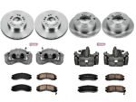 Powerstop 4-Wheel Set Power Stop&reg; KCOE802 Front and Rear OE Stock Replacement Low-Dust Ceramic Brake Pad, Rotor and Caliper Kit - Image 5