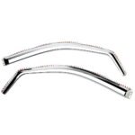 Putco 480025 Front and Rear, Driver and Passenger Side Window Visor, Chrome - Image 6