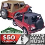 Pavement Ends 51204-35 Soft Top Fabric - Black diamond, Sold individually - Image 8