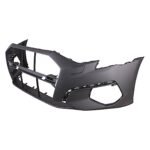 ReplaceXL Front Primed Bumper Cover, For Models Without Parallel Park Assist Sensor Holes, CAPA CERTIFIED