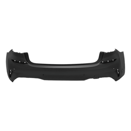 ReplaceXL Rear Primed Bumper Cover, Base Model, With Park Distance Control Sensor Holes