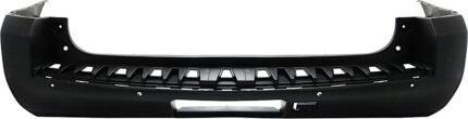 ReplaceXL Rear Primed Bumper Cover, With Trailer Hitch And Spare Tire Access Hole, CAPA CERTIFIED